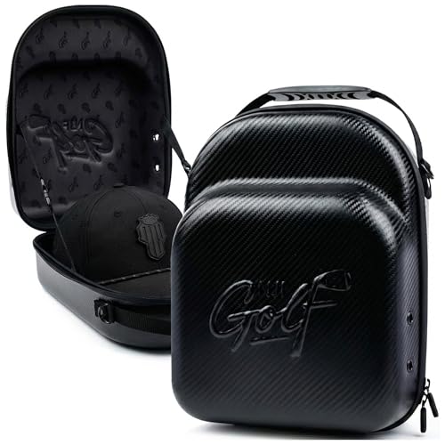 Image of NJF Golf Hat Men - Breathable Mens Golf Hats, Adjustable Rope Hook and Loop Style Cap, Convenient Cap with Tee Holder