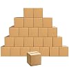 PETAFLOP 5x5x5 Bruin golfkarton，multifunctionele opvouwbare doos，reecyclebaar karton，25 stuks