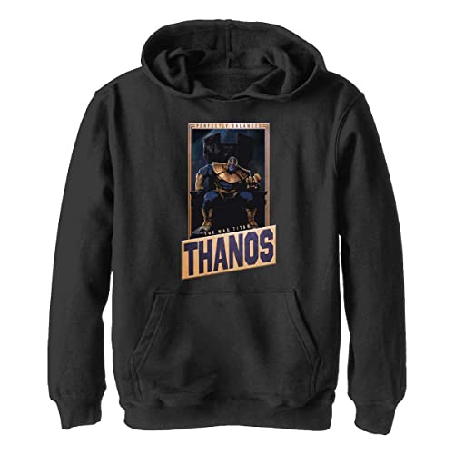 Sweat-shirt à capuche homme Marvel Thanos pull noir vêtement décontracté