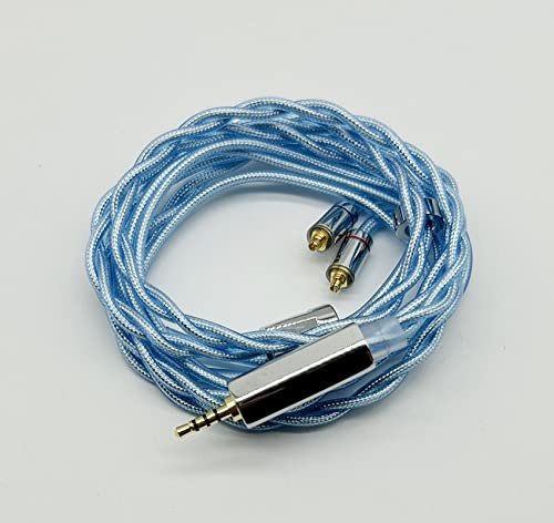 最高峰7N超冷凍製単結晶銅銀メッキ！2コアス仕様リケーブル　MMCX/4.4mm Amazon | NICEHCK SilverLoong イヤホンリケーブル 7N銀メッキ単結晶銅