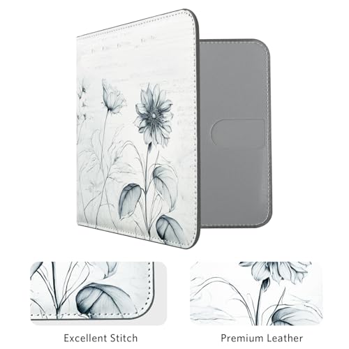 Image of CoBak Car Registration and Insurance Holder - Vehicle Glove Box Car Organizer, Auto Truck Comparment Accessories Case for Essential Document, Driver License, Cards (Sunflower)