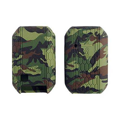 Image of Keycare Camouflage Silicone Key Cover fit Compatible for Glanza Smart Key (Camouflage Green)