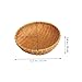 MOKKHNB Woven Storage Basket for Home Organization Natural Color Fruit and Snack Holder Multi-purpose Kitchen Sundries Catch-all Dish Easy to Clean and Drain Design