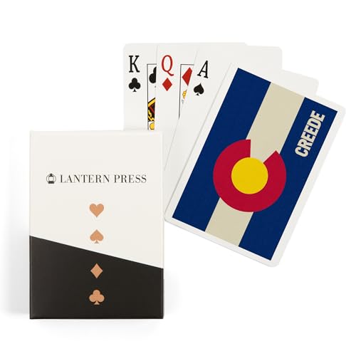 Baraja de cartas Póker Creede Colorado State Flag