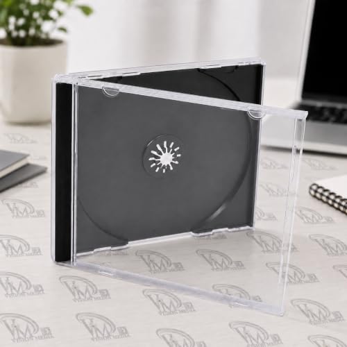 VISION MEDIA 10 X Single CD jewel Case inc Black Tray