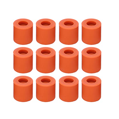 Ausla Silicone Hot Bed Leveling Column, 12Pcs 16mm 3D Printer Silicone Leveling Column Heat Bed Buffer Heat Resistant