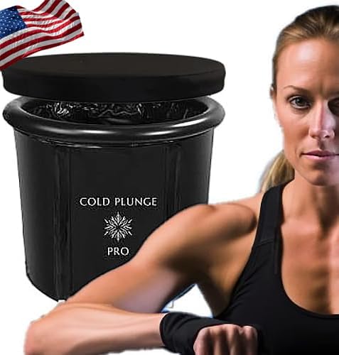 Miniatura 9 de Bañera de hielo para recuperación de atletas (tamaño XL) con aislamiento multicapa con cubierta para todo tipo de clima, piscina de inmersión extra