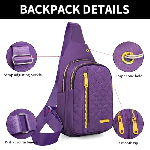 Image of Aisijimo Small Sling Bag For Women Men Casual Crossbody Sling Backpack | Small