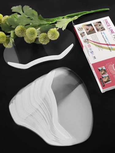 EBANKU Face Eye Shield, 50 Pcs Plastic Shower Shield Visor Eye Protector Makeup Protective Eyebrow for Adults