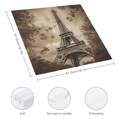 Servilletas de Tela Paris Torre Eiffel Pack 6 miniatura 2