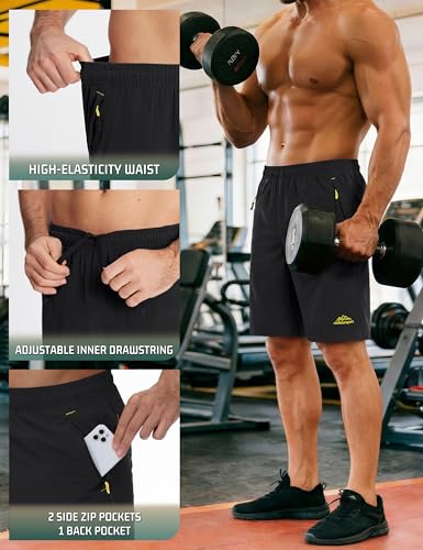 TACVASEN Workout Shorts Men Sp...