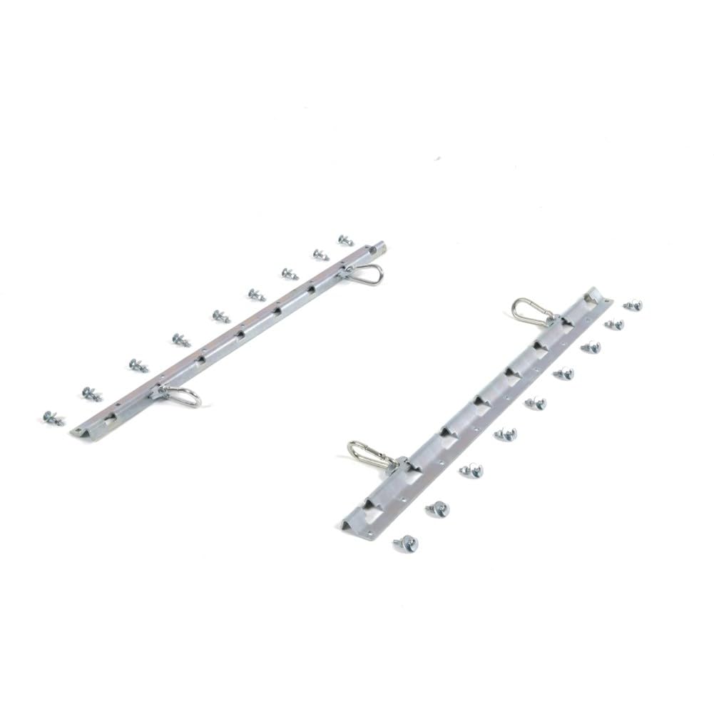 Acebikes Flexi Rail Set Transport Zurrgurtschienenset Motorradtransport 78,5 x 5 x 1 cm