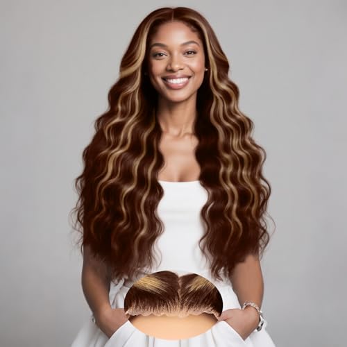 Ombre Wear And Go Glueless Wigs Human Hair Pre Plucked