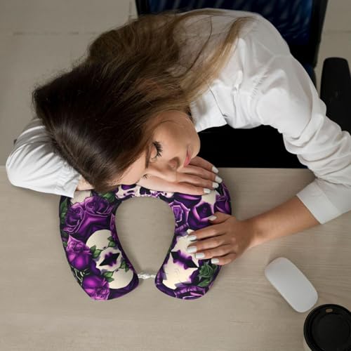 Almohada de espuma viscoelástica negra tamaño único miniatura 7