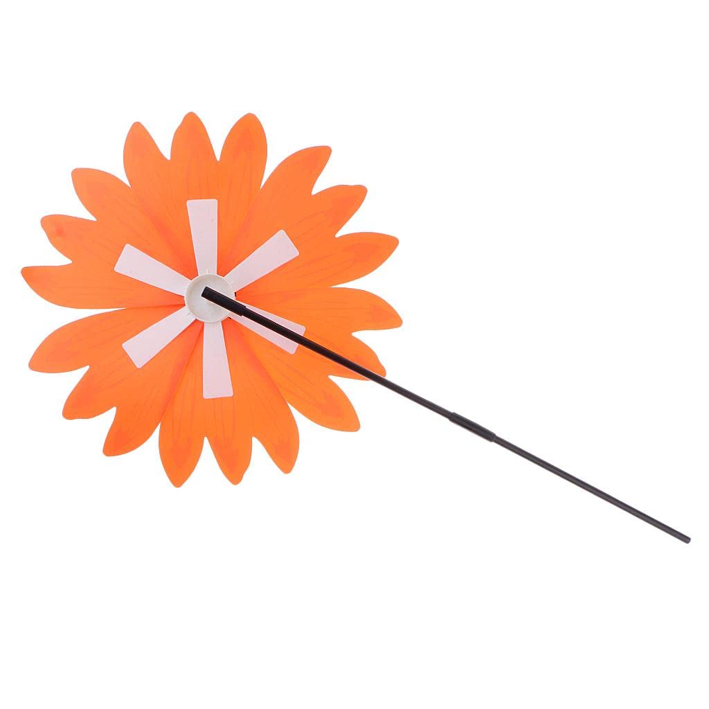 Merishopp 36cm DIY Sunflower Windmill Wind Rotator Kid Outdoor Playground Toy Orange- Outdoor Toys & Structures - Other Outdoor Toys Structures-1 Windmill Toy Set-image-23