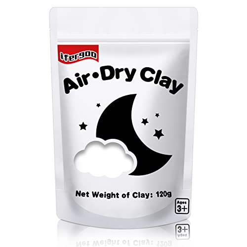 24 Color Air Dry Clay And 1 Big Bag White Air Dry Clay, Modeling Clay For Kids School Art & Craft Project. Refill White Clay For Kids Age 3-12, Boys And Girls Gift #TOP2