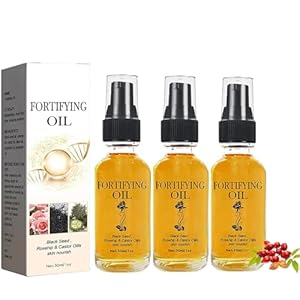 3Pcs Rosehip Oil, Castor Oil Black Seed Oils Rosehip Face Serum, Facial Moisturizer Organic Natural Face Rosehips Seed Oils