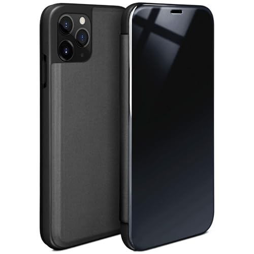 Coque fine iPhone 11 Pro Max moex anthracite avec dos effet laqué protecteur