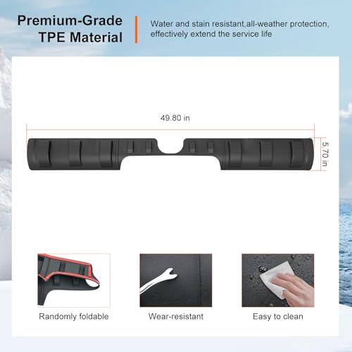 Image of powoq Rear Roof Protector Compatible with 2019-2025 Dodge RAM 1500 Truck Cab Roof Protector Replacement for 2019-2025 Dodge RAM 1500 Accessories