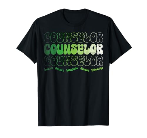 St Patricks Day School Counselor Shamrock T-Shirt