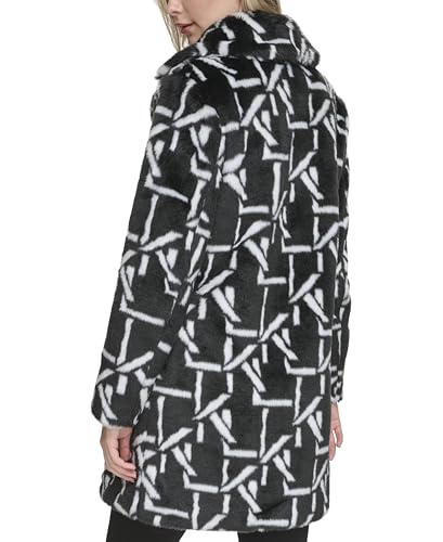 KARL LAGERFELD Women's Everyday Long Faux Fur4