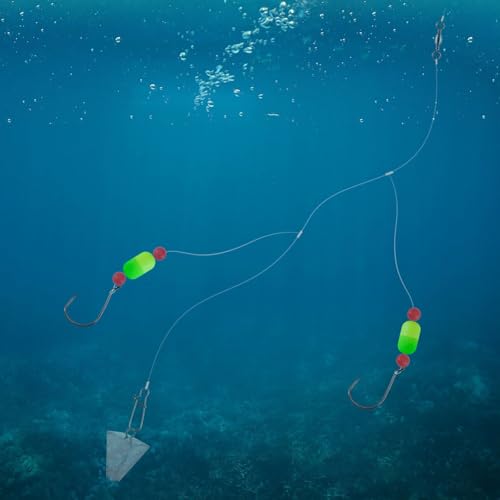 Set de 3 líderes de pesca para agua salada alta resistencia miniatura 2