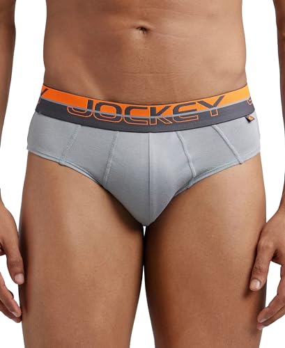 Image of Jockey FP01 Men Super Combed Cotton Solid Brief with Ultrasoft Waistband