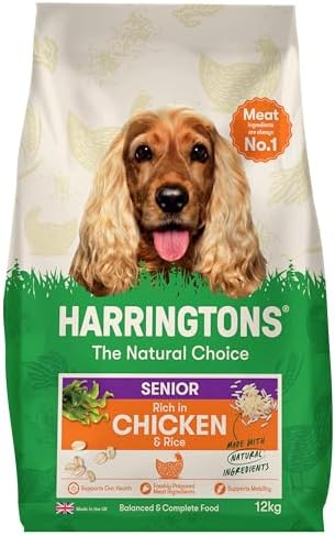 Harringtons Complete Dry Senior Dog Food Chicken & Rice 12kg - Ma...