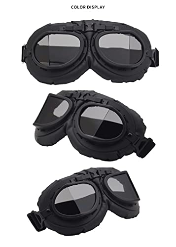 Image of Peicees Vintage Helmet Goggles Motorcycle Goggles Bike Motorcross Pilot Goggle