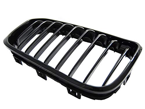 Grille avant centrale sport VR-161 de rechange pour BMW Série 1 F20 F21 Lci 2015 2016 2017 2018 Noir brillant