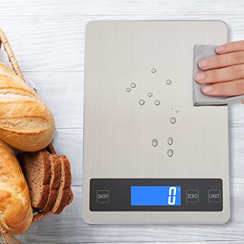 Zibet DZC3-SLD Food Scale,33Lb/15Kg Rechargeable Digital Kitchen Scale,1G/0.1Oz Precise Graduation,Ounces And Grams thumb #7