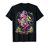Disfraz de Flamenco Mardi Gras para Hombre y Mujer Camiseta