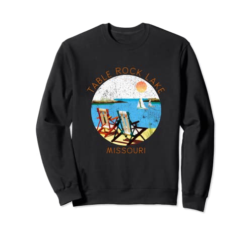 Retro Table Rock Lake Souvenir – Vintage Lake Vacation Sudadera