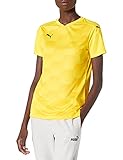 PUMA womens Teamfinal 21 Graphic Jersey TShirt, Cyber Yellow/Spectra Yellow, XLarge US