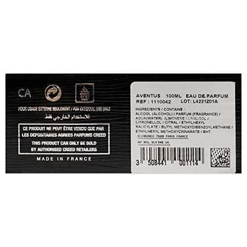 Creed Aventus, 3.3 Fl Oz #TOP3