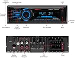 BOSS Audio Systems MR1308UABK Single Din, Bluetooth, MP3 WMA USB SD AM FM Weather-Proof Marine Stereo, - - no CD DVD, Detachable Front Panel, Wireless Remote , Black , 8.75" x 3.83" x 8.25"