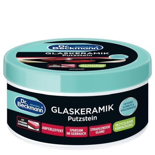 Produktfoto von Dr. Beckmann Glaskeramik-Putzstein mit Spezialschwamm | 250 g