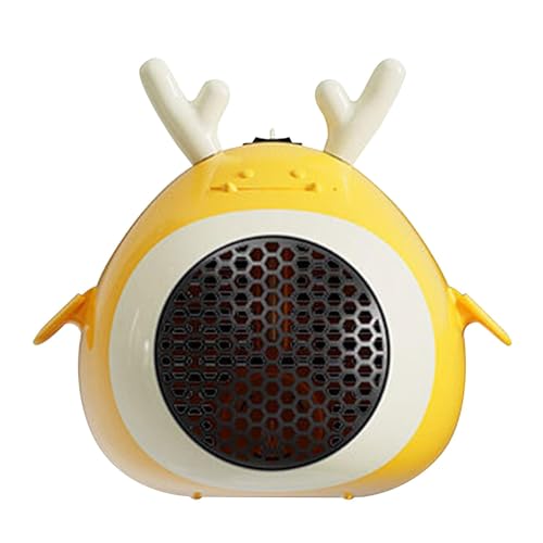 Stufetta per la casa, stufetta per la camera da letto - Ventilatore da tavolo da 400-500 W dispositivo di riscaldamento rapido con protezione dal surriscaldamento - Scaldabagno elettrico per d