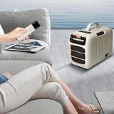 ANXYYDS Aire Acondicionado portátil – Unidad móvil silenciosa 3 en 1 con deshumidificador, Ventilador y Enfriador de Aire; controlable; para Dormitorio y Oficina. Cold+Hot