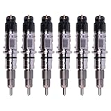 6PCS 0445120177 5254261 5254261NX Common Rail Injector for Cummins ISB QSB 6.7L 4.5L Dodge Ram 1500 2500 3500 Freightliner Trucks Hyundai HL730-9A8 R250LC-9A Excavator