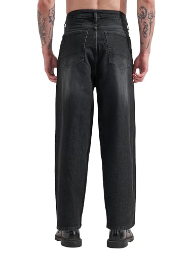 Image of Highlander Men Men's Straight Relaxed Fit Jeans | Stretchable | Everyday Comfort & Style| Jeans for Man|Premium Cotton Blend