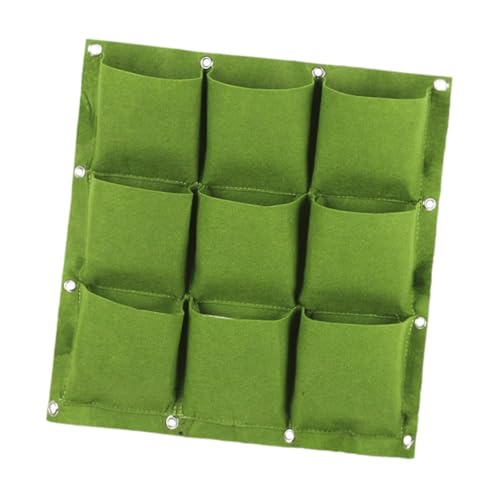 Bothyi Plantador de parede de jardim, de contêiner de flores para cultivar plantas com 9 bolsos pend