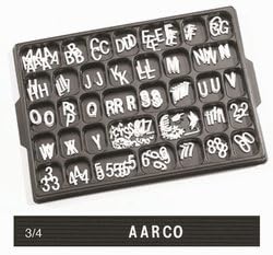 Miniatura 2 de Tablero de letras intercambiable para interiores cerrados de 36 x 24 pulgadas, de una puerta, color gris