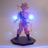  Yvonnezhang Anime Dragon Ball Z Son Goku Luz LED Super Saiyan PVC Figura de acción de colección Modelo Toy Night Light para Niños Regalo lámpara Decor 3