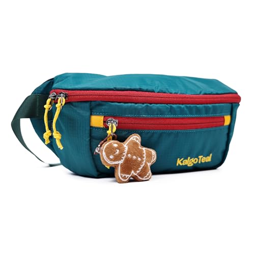 Ultraleichte 2,5L Reise-Hüfttasche, große Wasserabweisende Bauchtasche, für Damen und Herren (Weihnachtsedition)