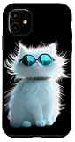 Coque pour iPhone 11 Chat Angora Turc Chat Blanc Angora Cat Doux Angora
