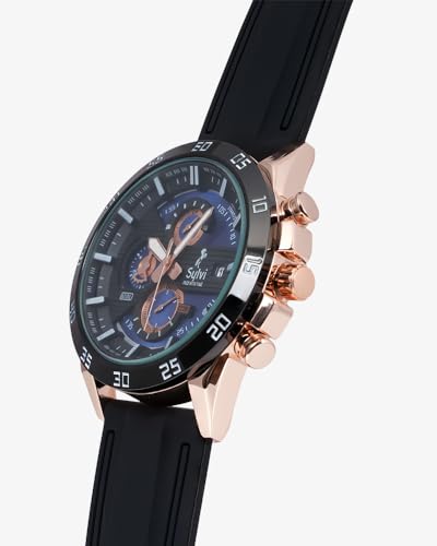 Sylvi Chronograph Blue Dial Watch for Men - Image 2