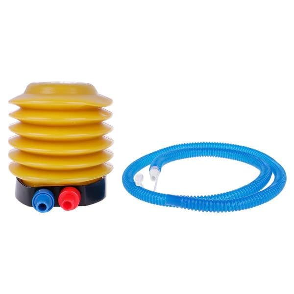 Image of Gym Ball Air Pump | Portable Air Pump with Hose | Plastic Labor-Saving Air Inflatable Pump Exercise Ball, Balloon, Swimming Ring, Pool Toys
