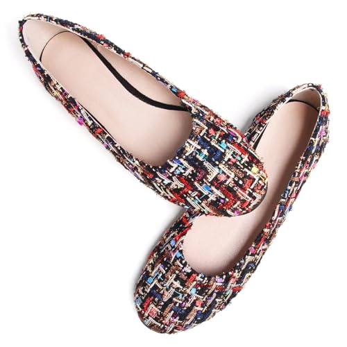 Image of SAILING LU Casual Shoes for Women Dressy Ballet Flats | Comfort Fit, Work Shoes,Casual for Women, Slip-Ons Loafers