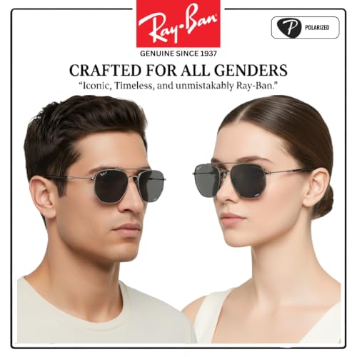 Image of Ray-Ban RB3707 Square-Round Sunglasses with Official RAYBAN Eyewear Kit